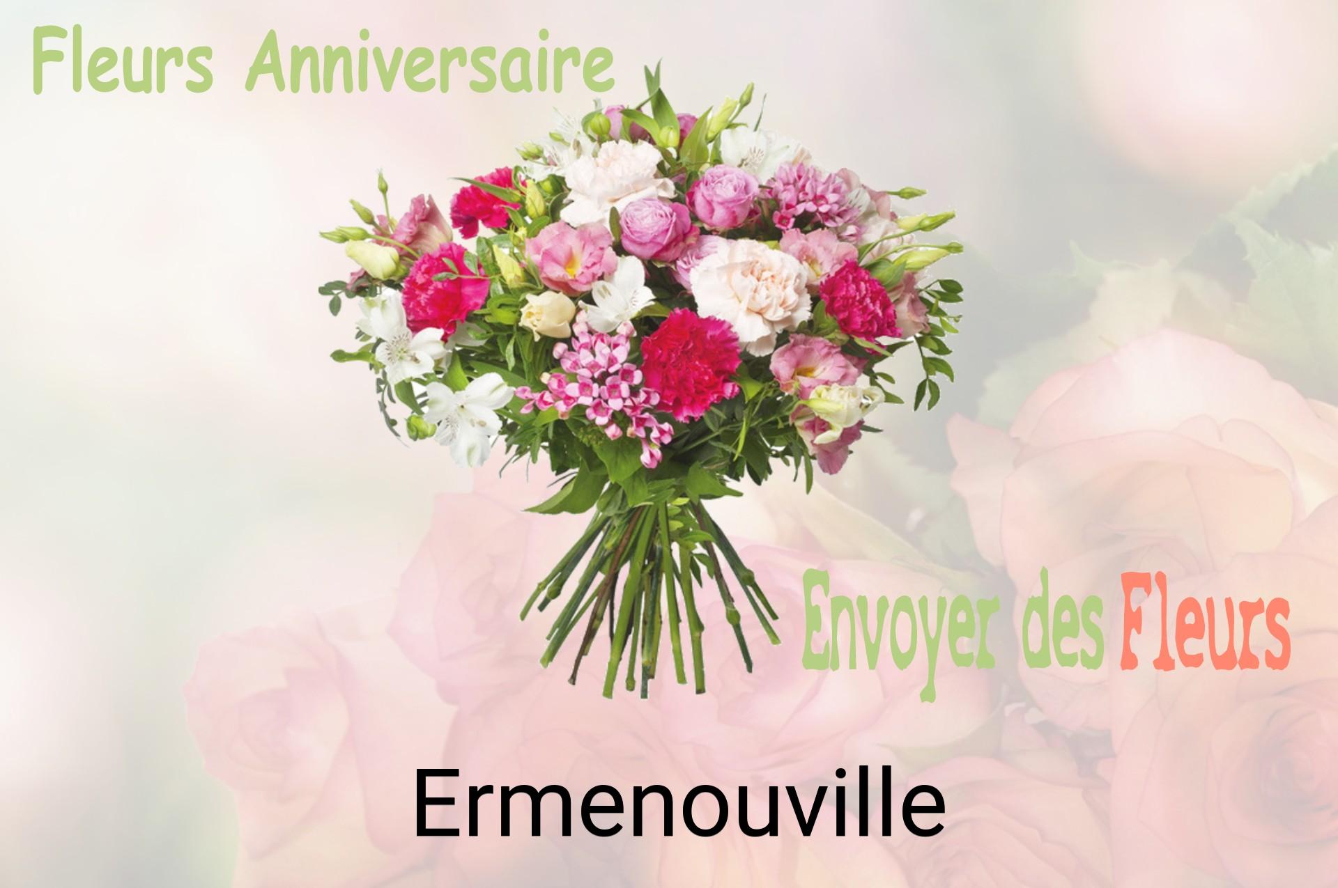 Bouquet de fleurs d’anniversaire livré à Ermenouville