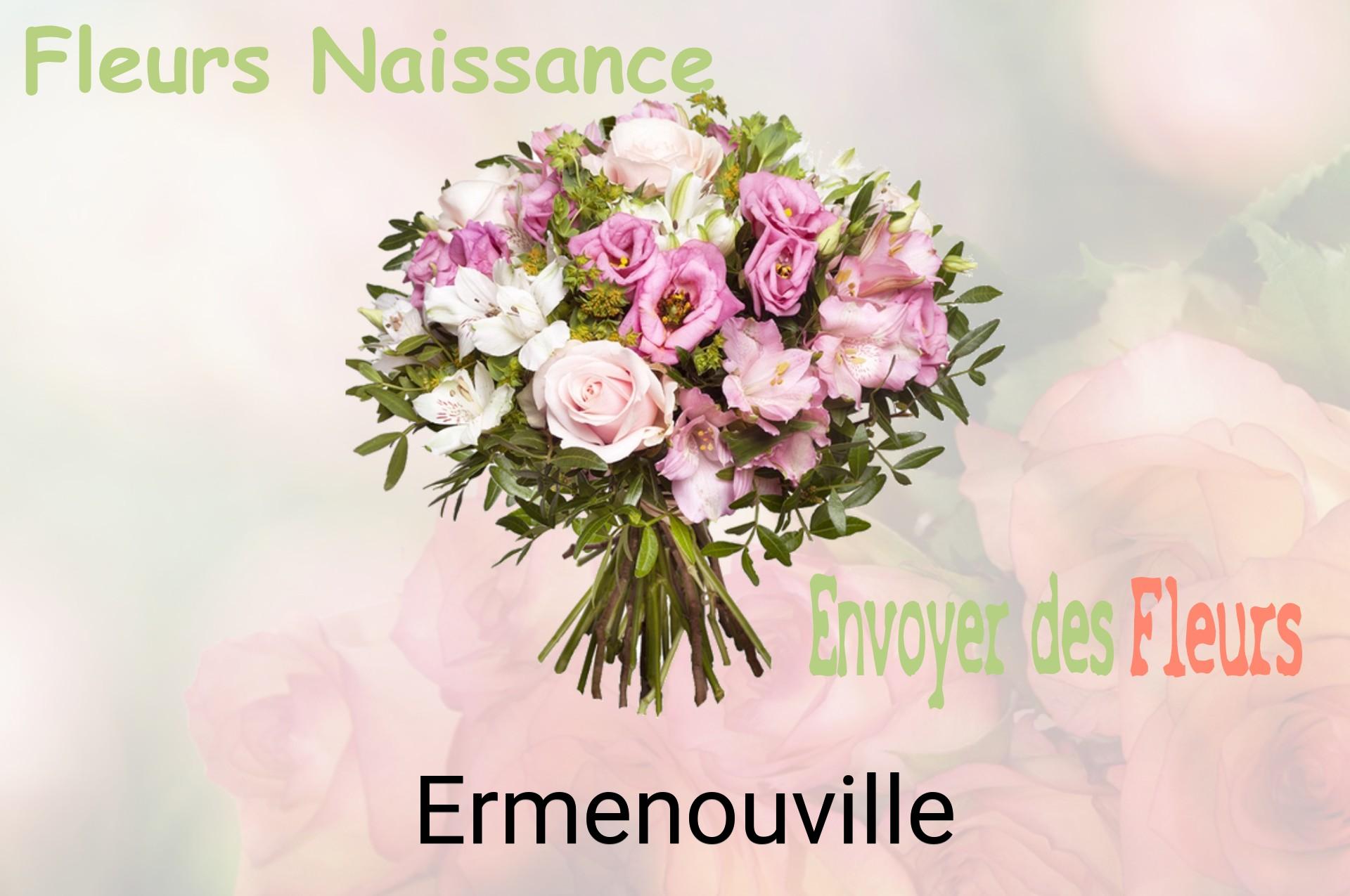 Bouquet de fleurs de naissance livré à Ermenouville